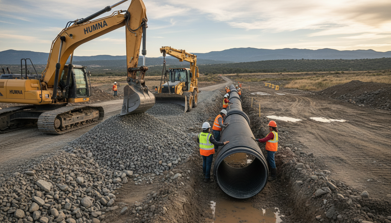 Gravelling & Hump Pipe Laying Works